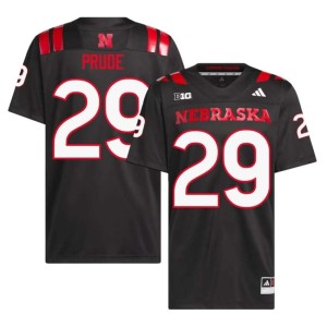 NU Braylen Prude #29 2026 Black College Football Mens Jerseys 833117-856