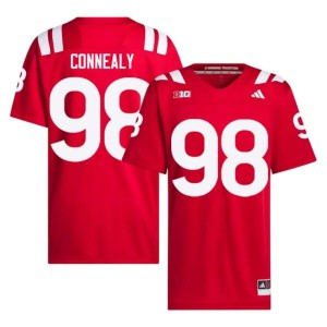 Cornhuskers College Football Alumni Mens Conor Connealy Scarlet #98 Jersey 806031-731