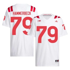 NU Huskers #79 2026 White Men College Football Shawn Hammerbeck Jersey 324842-154