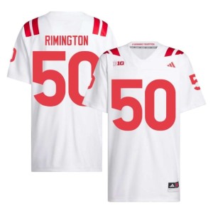 Nebraska Cornhuskers #50 Men's Dave Rimington College Football White Stitched Jersey 777786-388