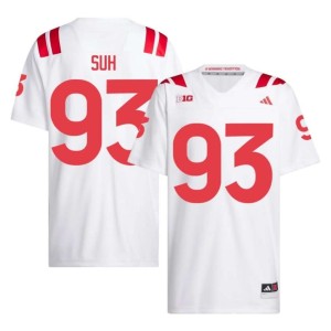 NU Cornhuskers Ndamukong Suh College Football 2026 #93 White Mens Jerseys 371893-129