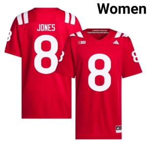 Big Red College Football Scarlet Limited #8 Donovan Jones Women Jerseys 355421-795