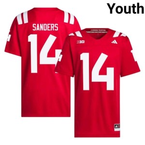 Nebraska Huskers Amare Sanders College Football Scarlet Youth 2026 #14 Jerseys 568680-730