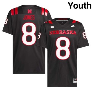 NU Youth College Football Black Donovan Jones Limited #8 Jersey 457378-100