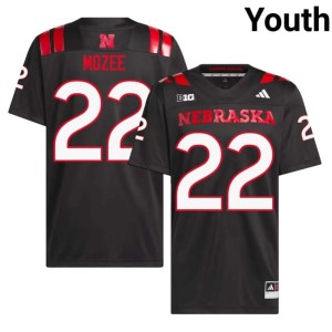 NU Player #22 College Football Youth Black Isaiah Mozee Jerseys 827190-159