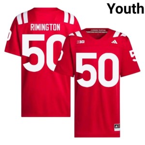 NU Huskers Dave Rimington Youth #50 Alumni Scarlet College Football Jerseys 229616-950